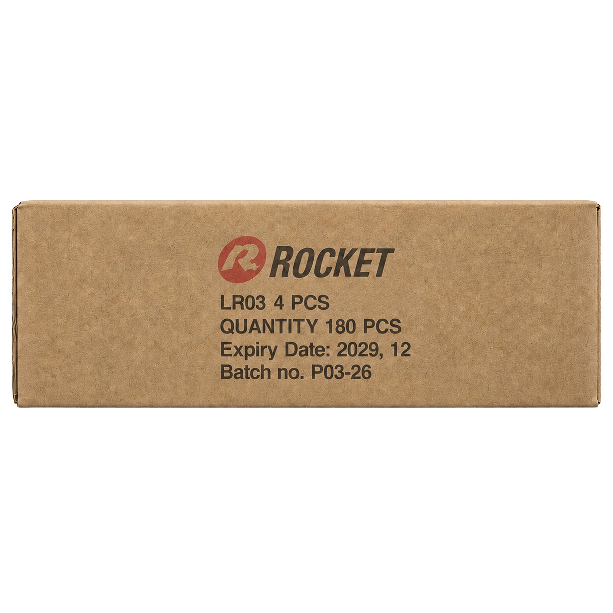 Rocket leelispatareid AAA LR03 1,5 V, 180 tk LR034SH