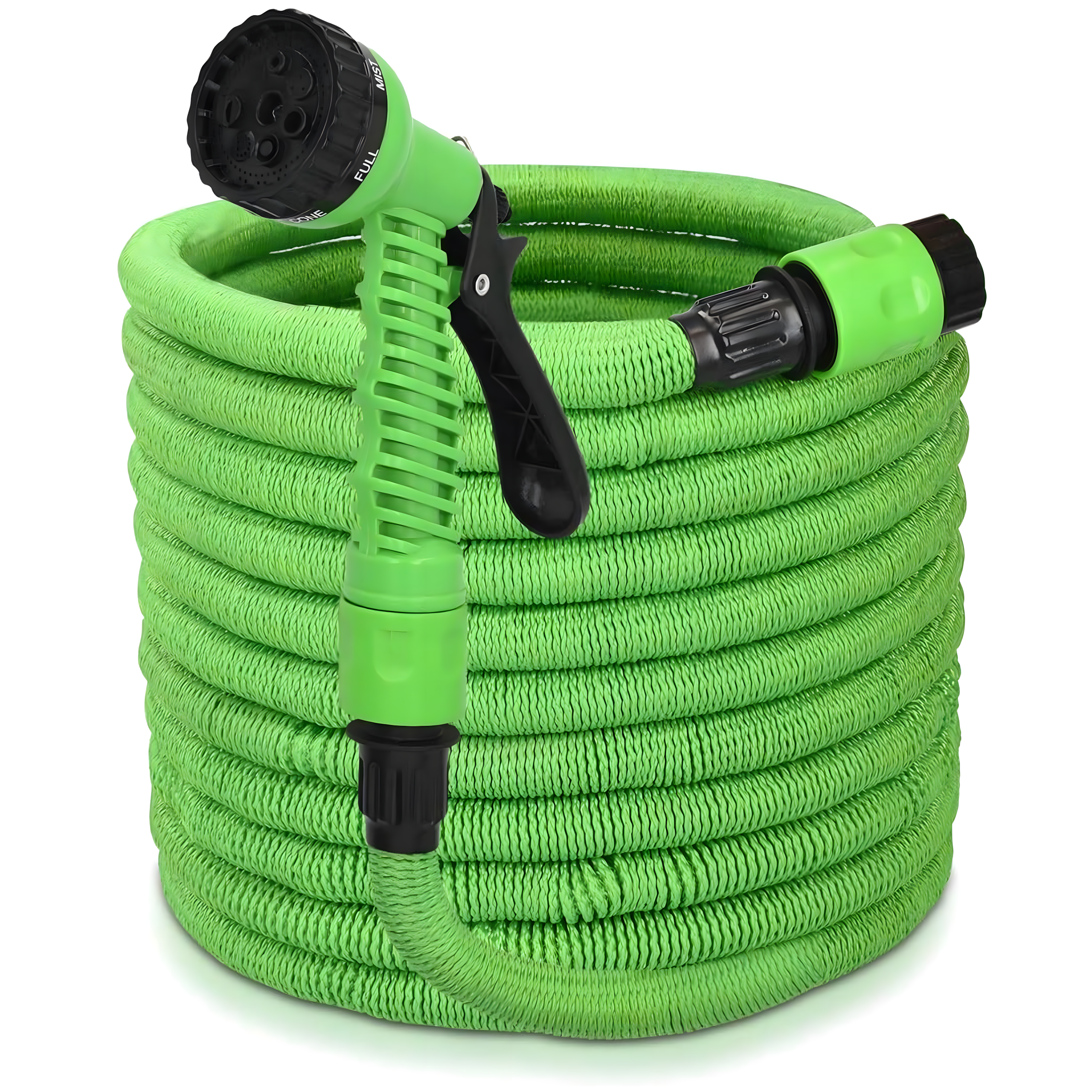 Laiendatav elastne aiavoolik 1/2 tolli 5-15m universaalse ühenduse ja pihustipüstoliga