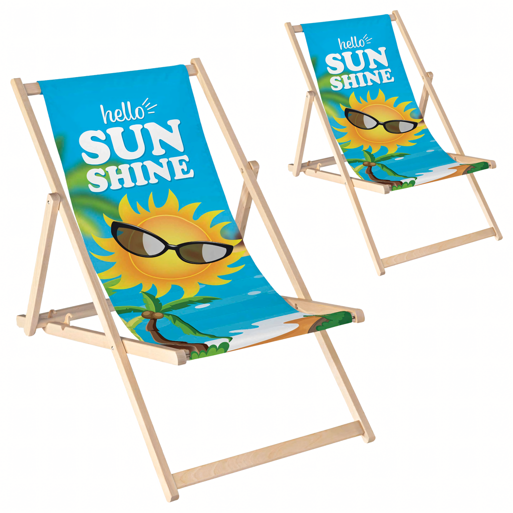 2 tk kokkupandav puidust aiamere lamamistool rannas ja telkimiseks, reguleeritav