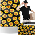 Strong Courier Mailing Bags 255x370 mm Sunflower Pattern 50 pcs