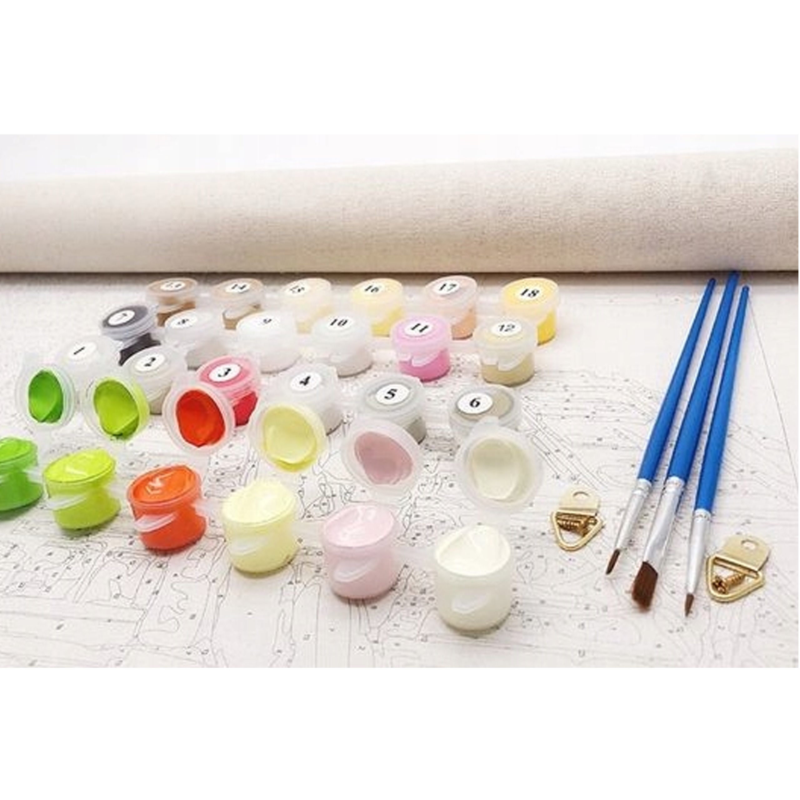 Numbrimaali ja teemanttikandi 2-ühes komplekt 5D 40x50 cm