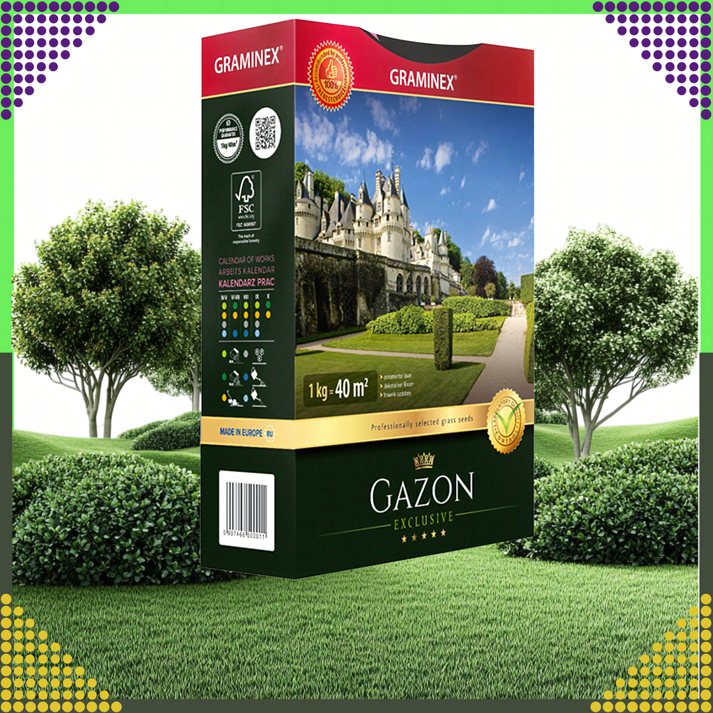 Premium muruseemned muru rajamiseks ja ülekülviks GAZON 1kg 40m