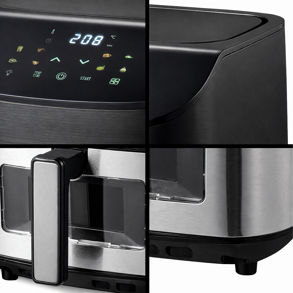 6L Air Fryer 1500W with 8 Cooking Programs