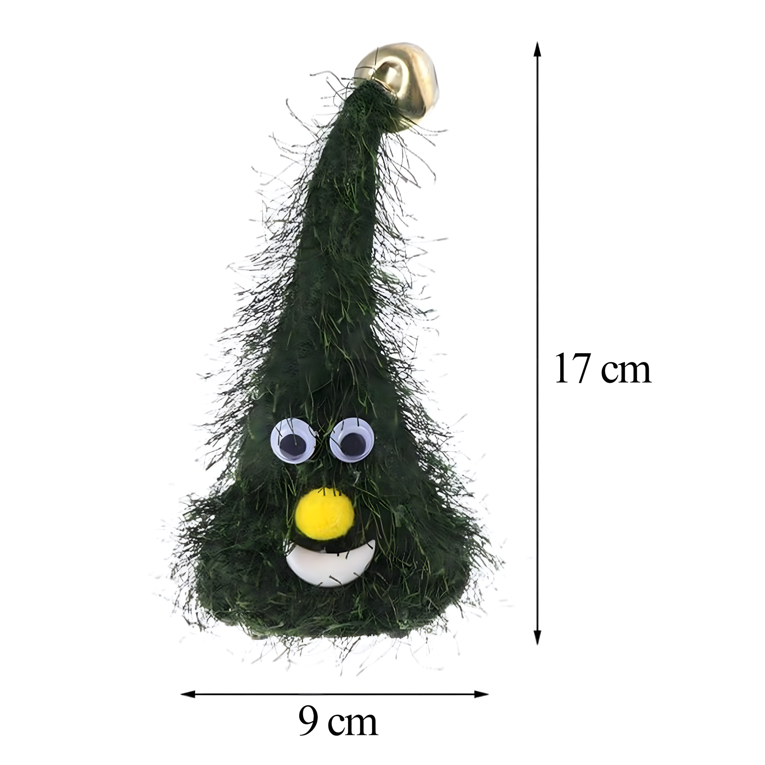 Jõulupuu mängiv laulav tantsiv naljakas jõulukaunistus