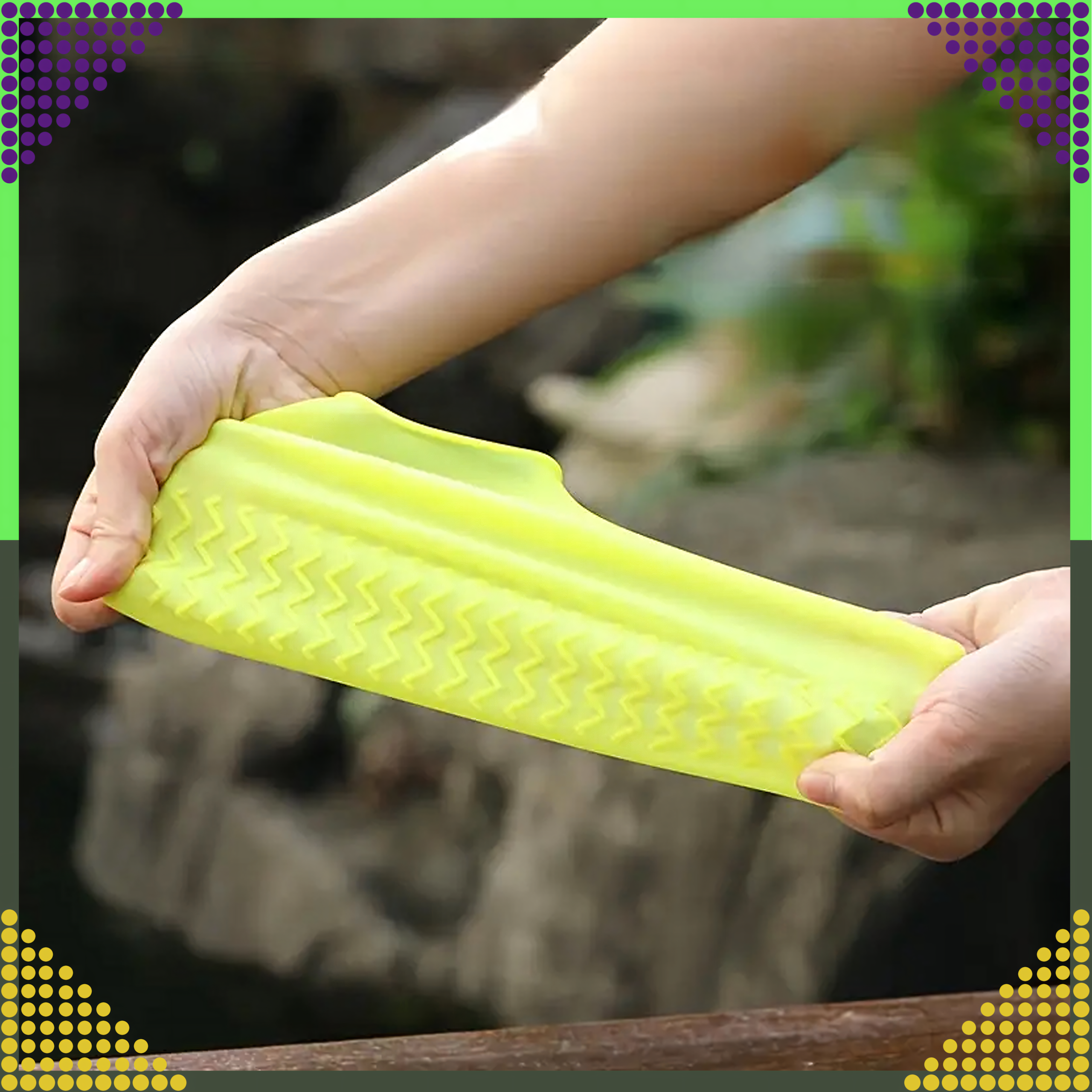 Waterproof Rain Shoe Covers Anti-Slip Wellington Boots L