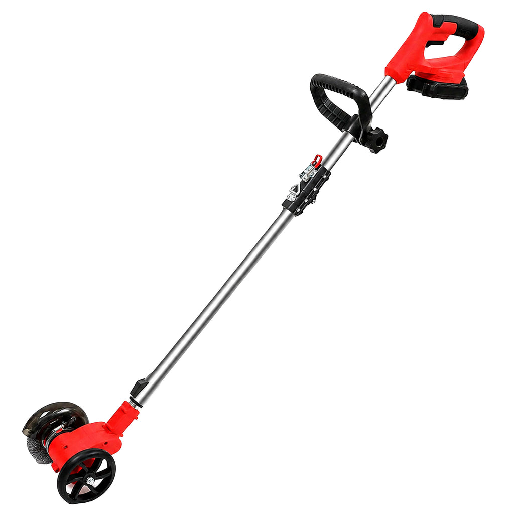 Edge Brush for Removing Weeds and Cleaning Pavement Joints