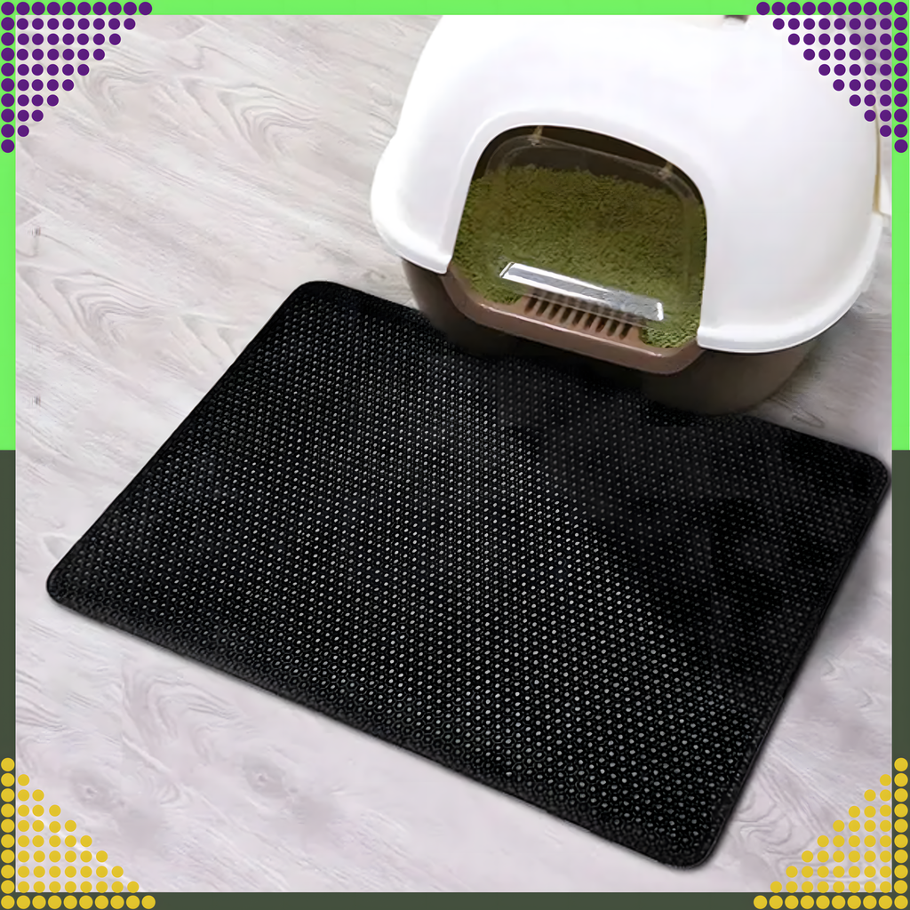 Matt uksematt must kassiliivakasti jaoks XXL liivaga 45x60