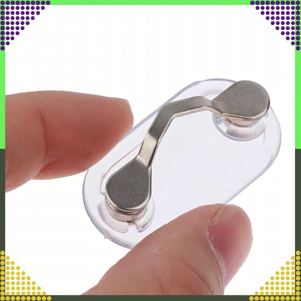 Magnetic Clip Holder for Glasses Headphones ID Tag for Clothes
