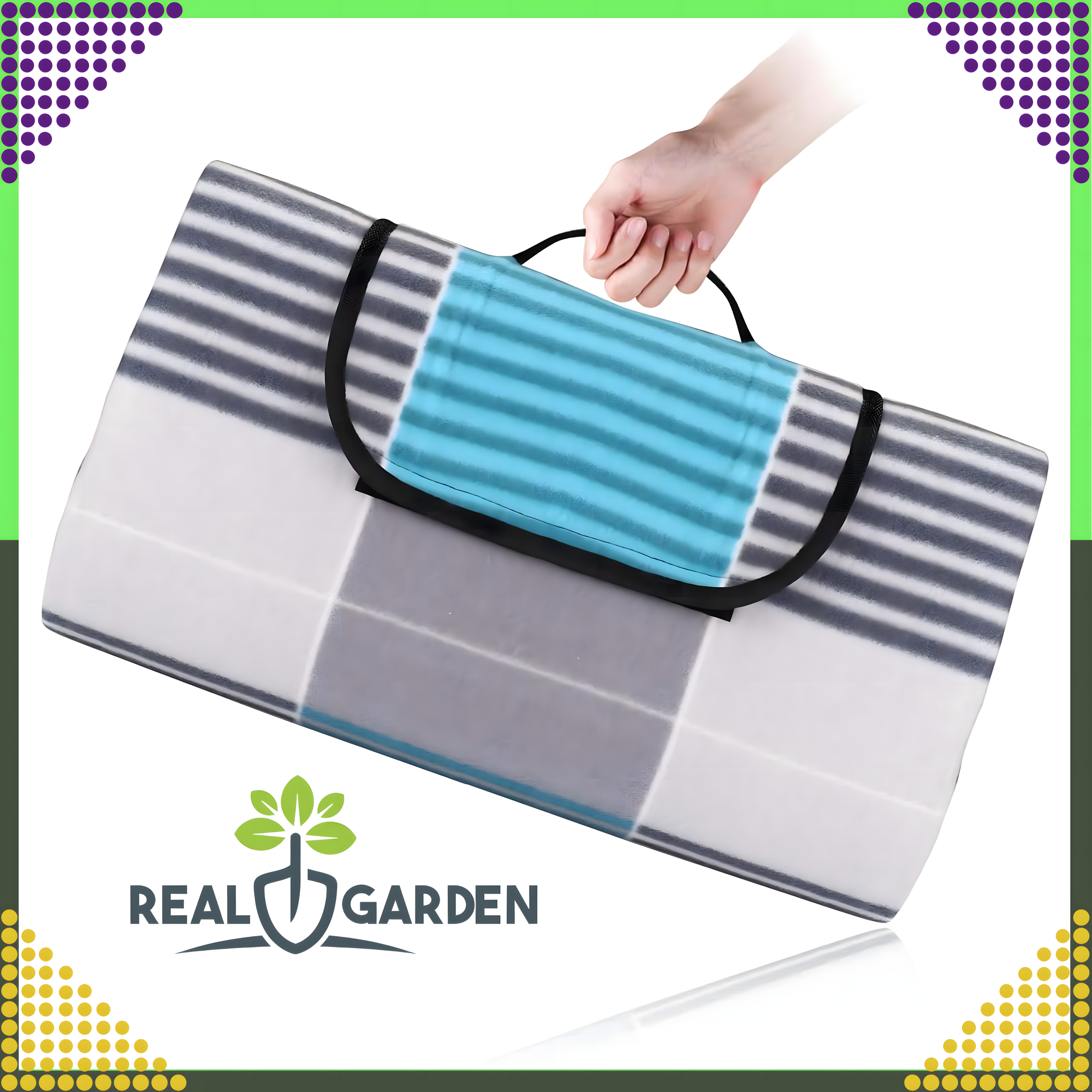 Välitekk Piknikule Rannamatt Isolatsiooniga Kokkupandav Veekindel 200 cm