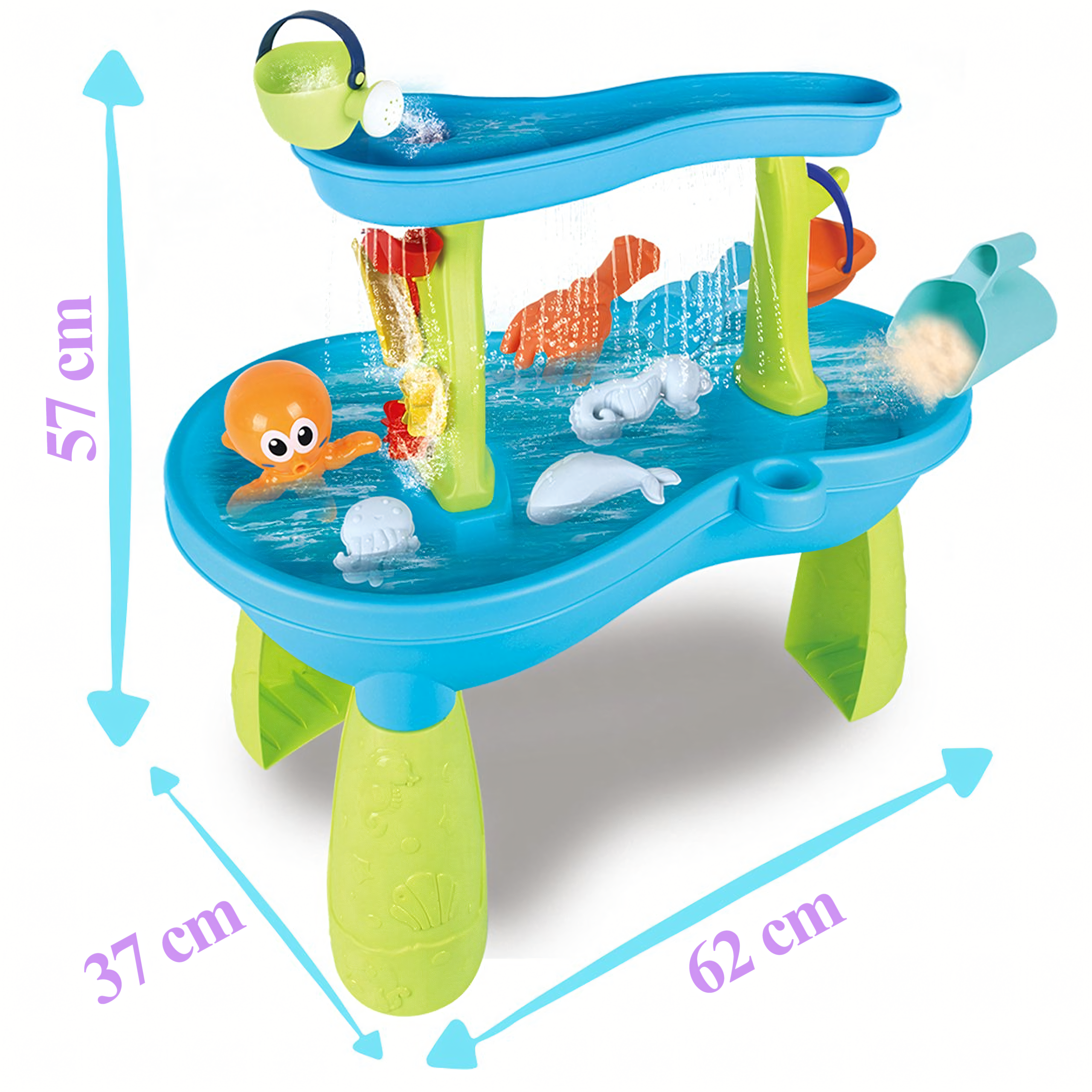 54x liivalaud-liivakasti mänguasjad vee ja liiva ämbriga lastele, suur aiamudel