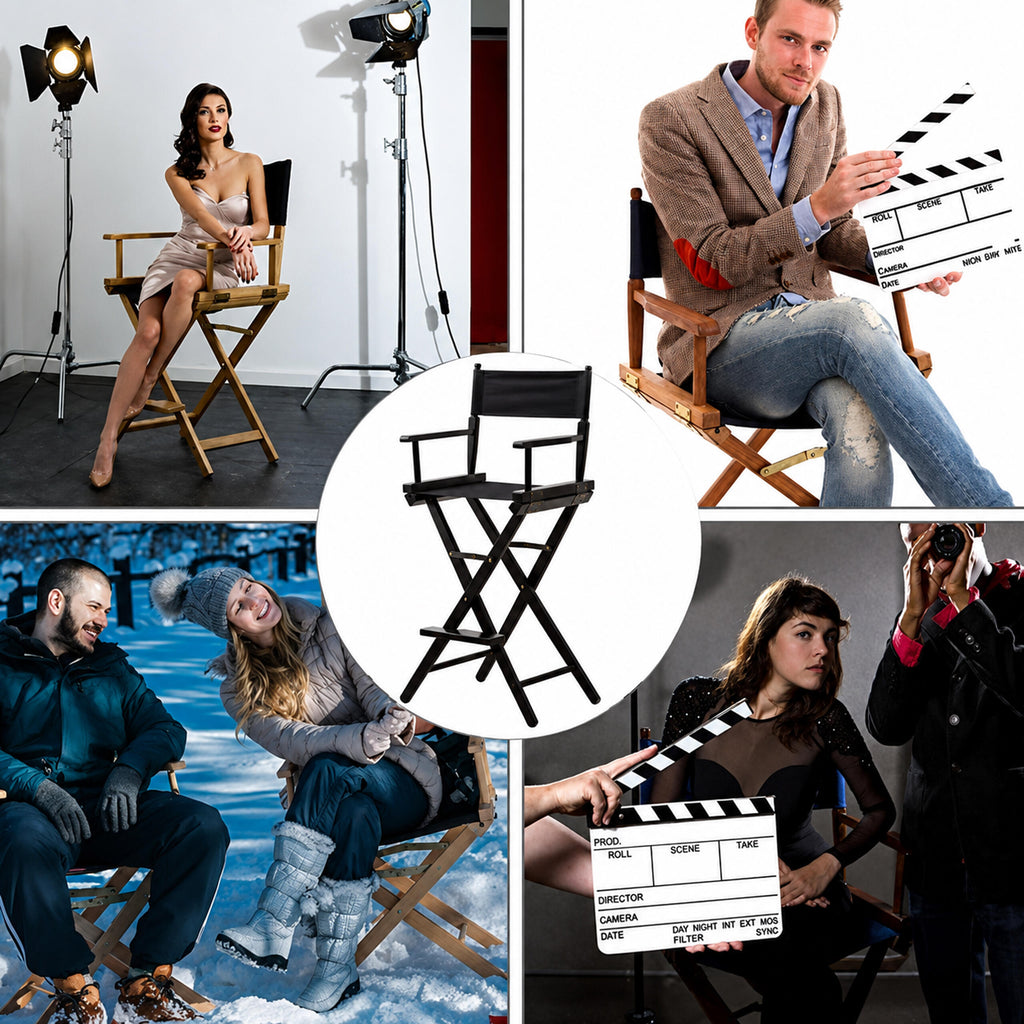 Aluminum Folding Makeup Director Chair
