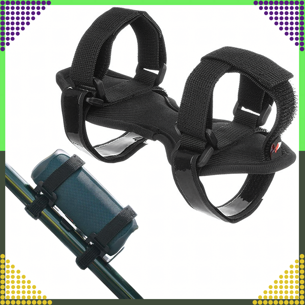 Jalgratta hoidik jalgrattale, mootorrattale, kinnitatav takjapaelaga kõlari või veepudeli külge