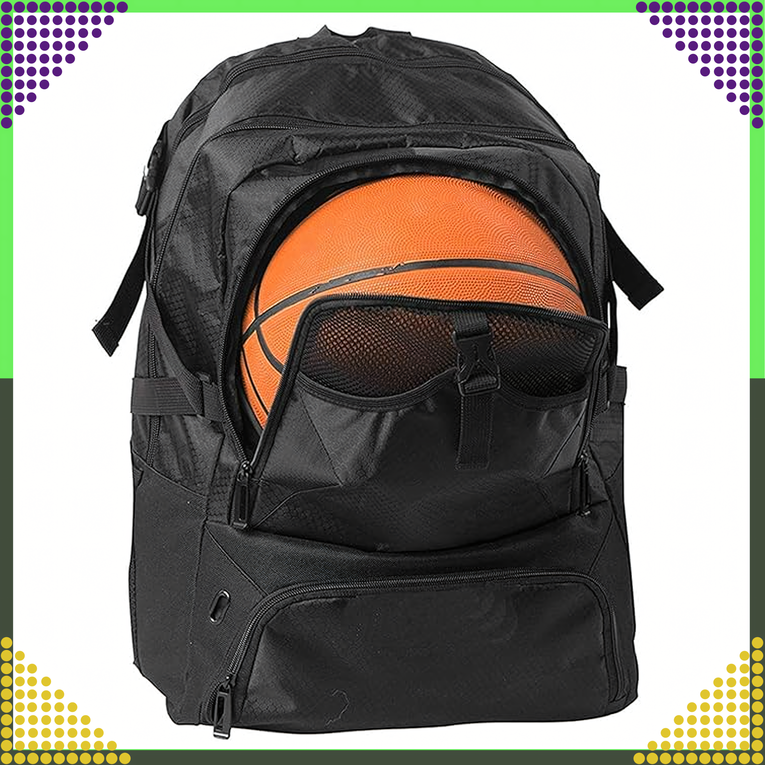 Seljakott treeningkott pallide, jalgpallijalatsite ja korvpalli jaoks