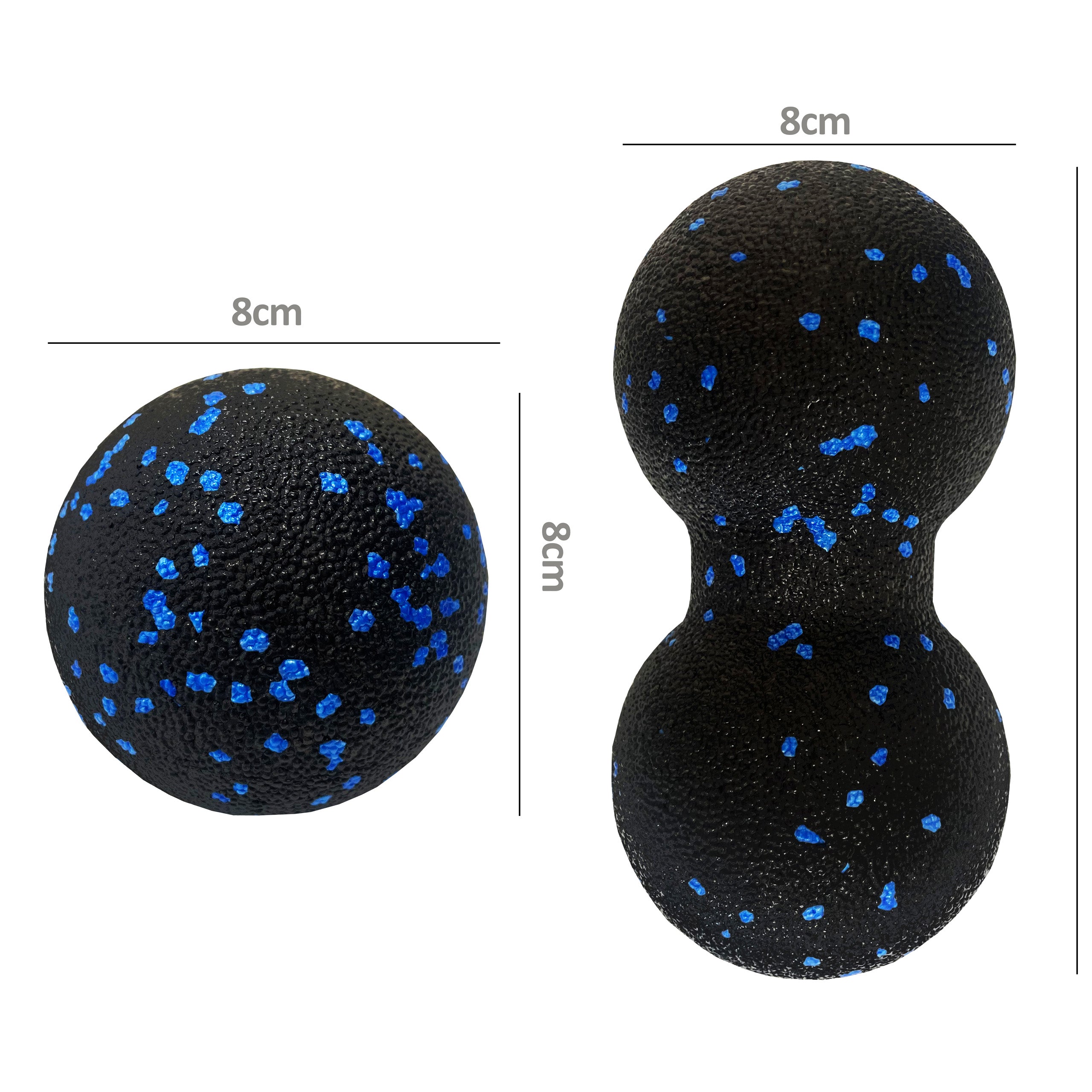 EPP komplekt keha lihaste massaažirullile, rullile, duopallile, fitness-pallile