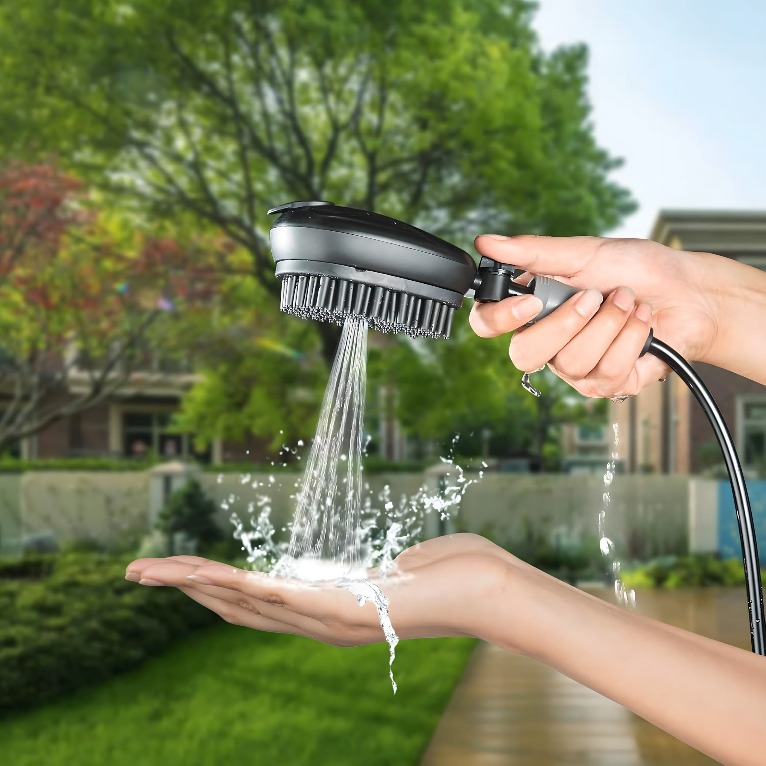 Kaasaskantav pesur koerale, kassile, loomale, massaažikamm, käsitsi kasutatav, 8L