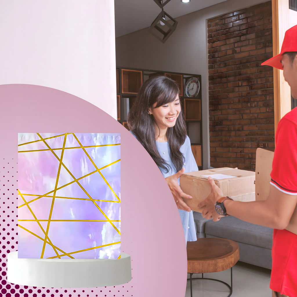 TUGEVAD KULLERPAKENDI ÜMBRIKUD 255X370 LILLA KULD 50 TK