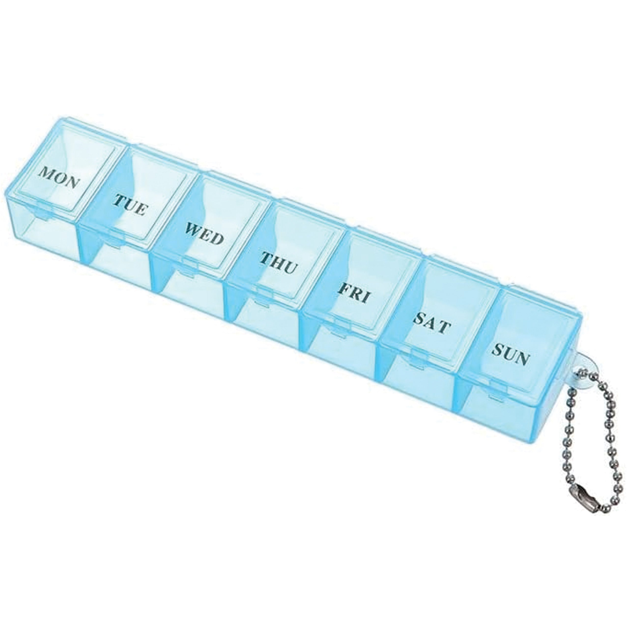 Weekly Pill Organizer Box with 7 Compartments