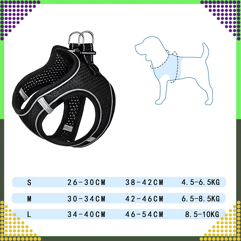 Tugevad, survevabad traksid, jalutusrihm väikestele koertele ja kassidele, vastupidav, suurus M