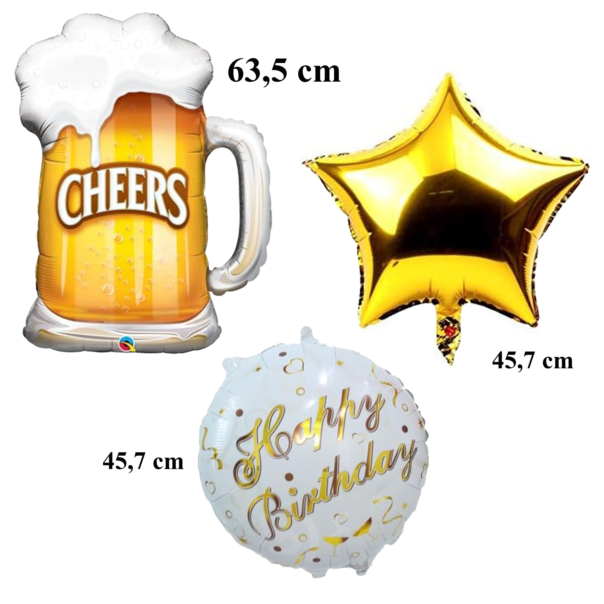 Sünnipäeva õhupallide komplekt peoks Õllekruus Terviseks Sünnipäevakingitus