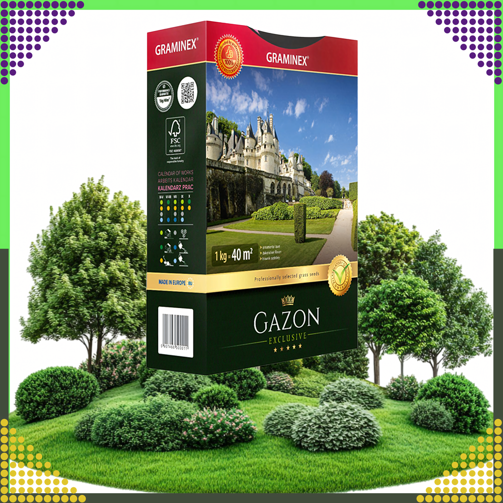 Premium muruseemned muru rajamiseks ja ülekülviks GAZON 1kg 40m