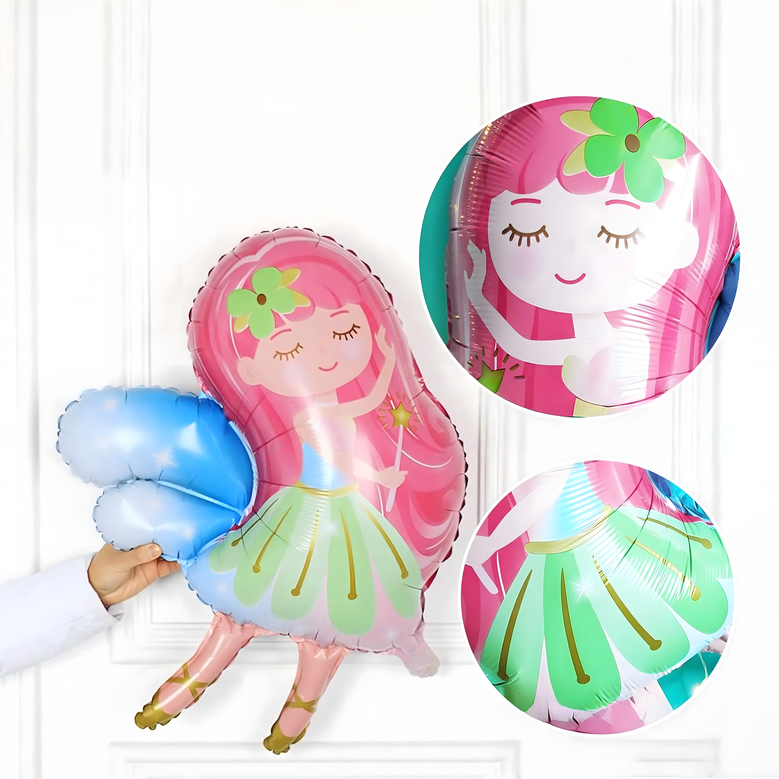 Haldjate sünnipäevalõhupallide komplekt sünnipäevadeks ja sünnipäevapidudeks 5 tk