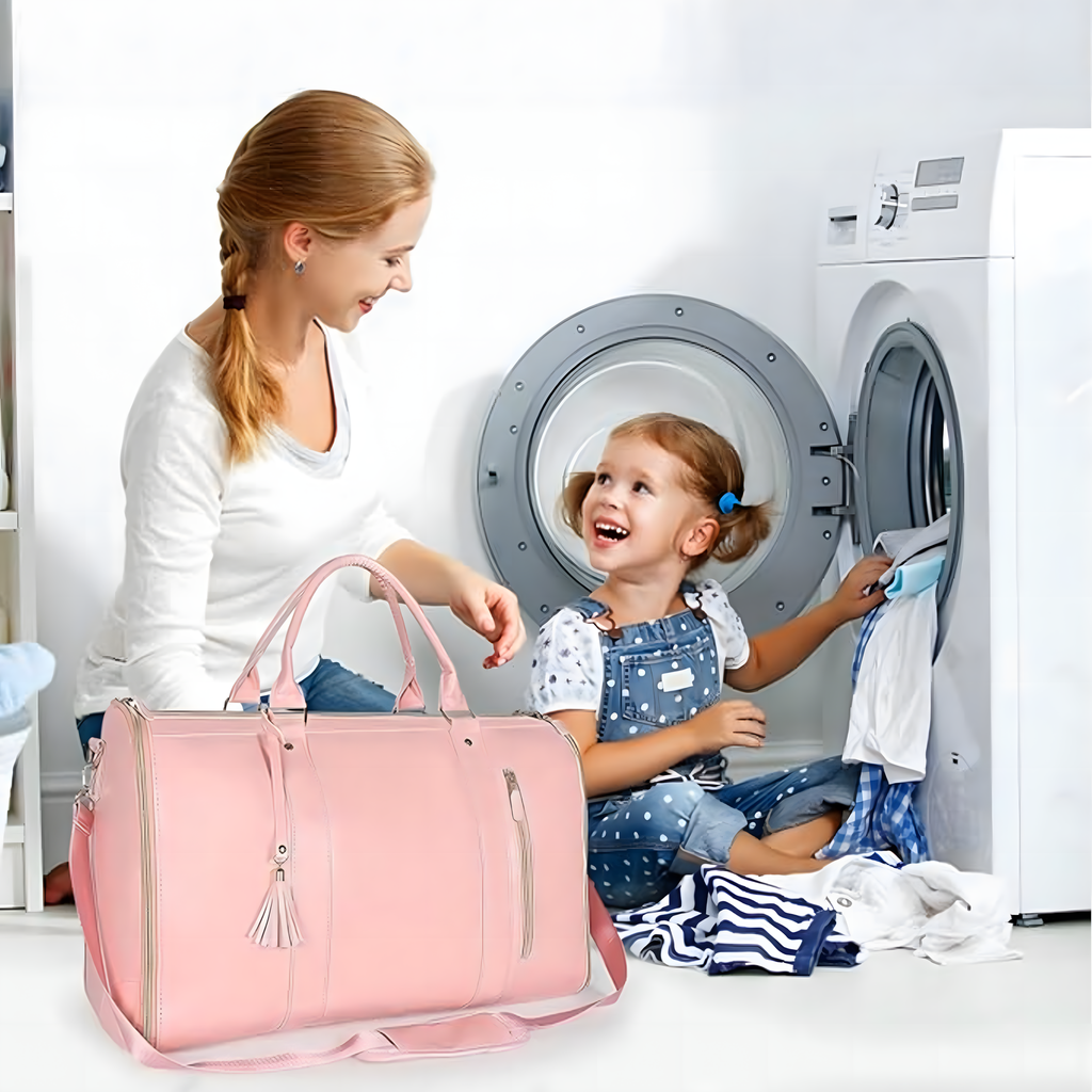 Foldable Elegant Business Travel Bag for Suit Dress 2in1 55L