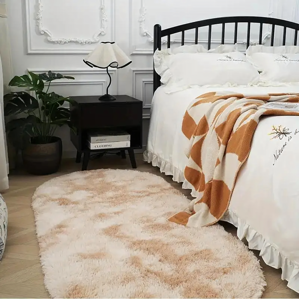 Soft Plush Shaggy Carpet Dense Woolly Large Fluffy for Living Room 160x60cm