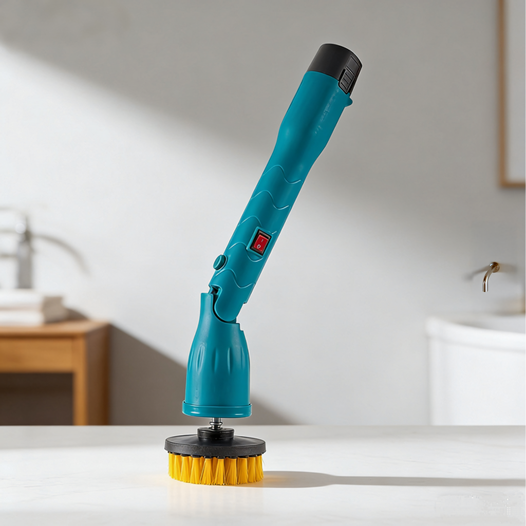 240x Elektriline pöörlev puhastushari põrandate, klaasi ja seinte jaoks, laetav