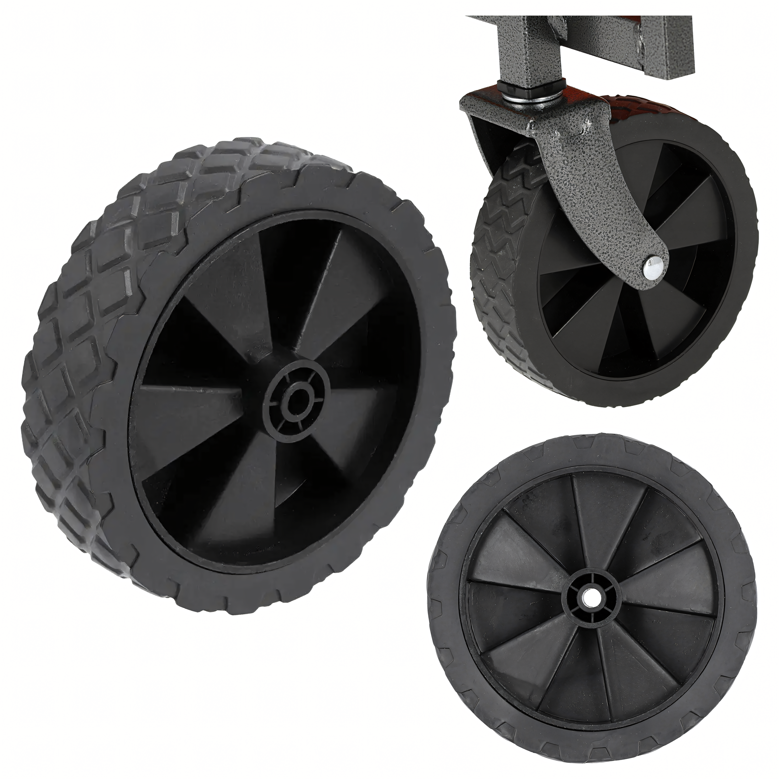 Spare Wheel for Tourist Garden Transport Trolley 1 pc