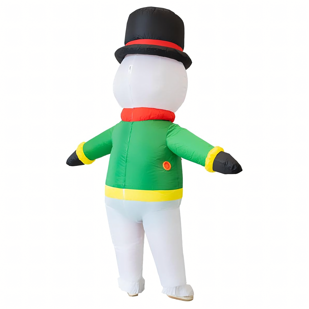 Täispuhutav kostüüm Lumememme kostüüm Suur täispuhutav lumememm pidudeks ja pühadeks