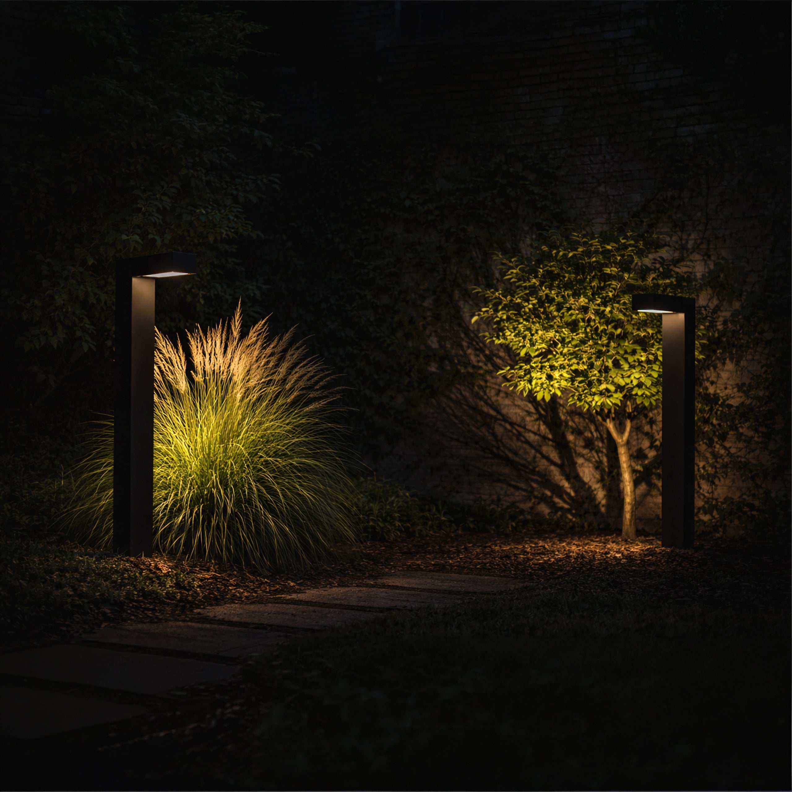 Päikese LED aiavalgustid maapiigiga hämarikuanduriga 55cm 2 tk
