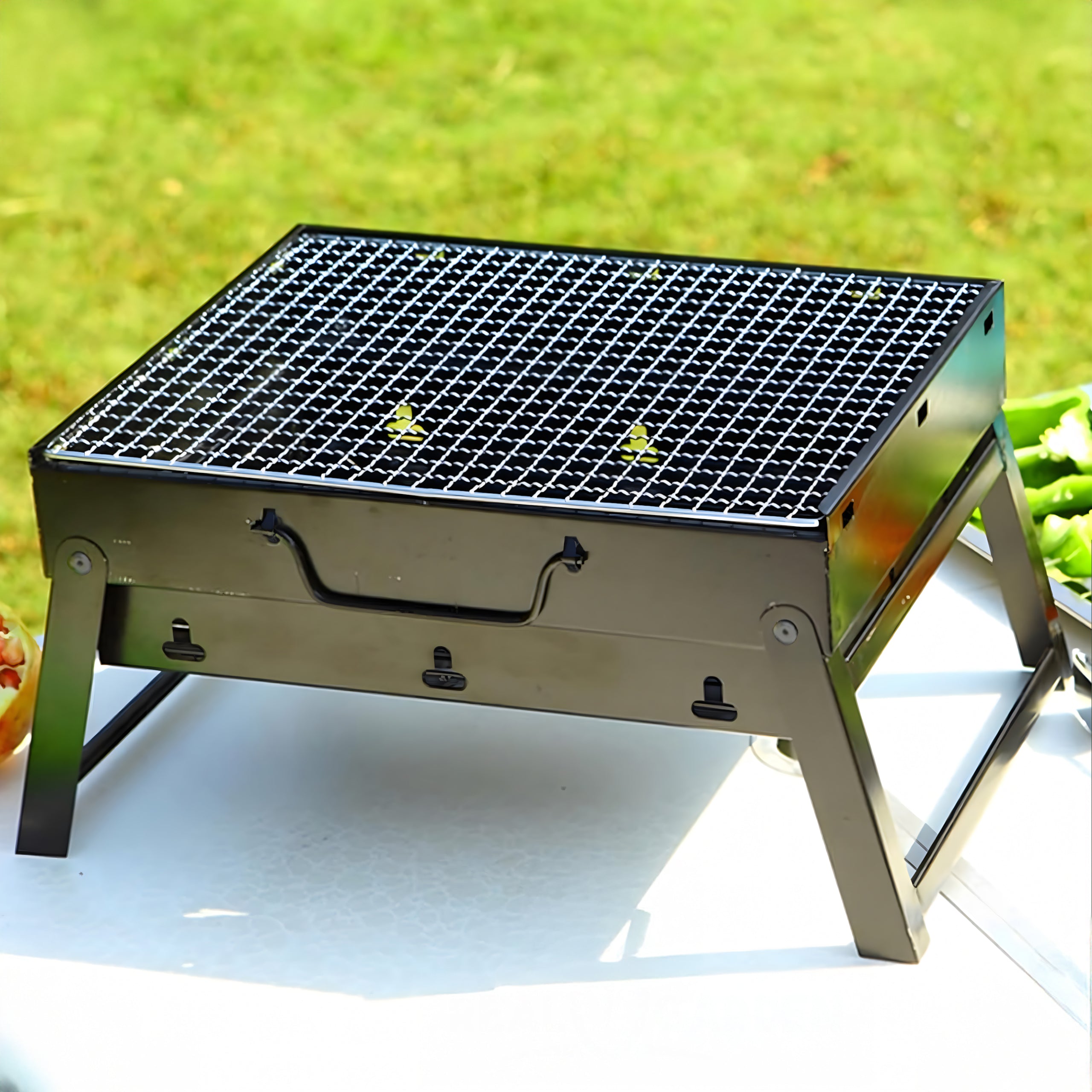 Paleta 216 tk kaasaskantav kokkupandav söeaiagrill kohver matkamiseks