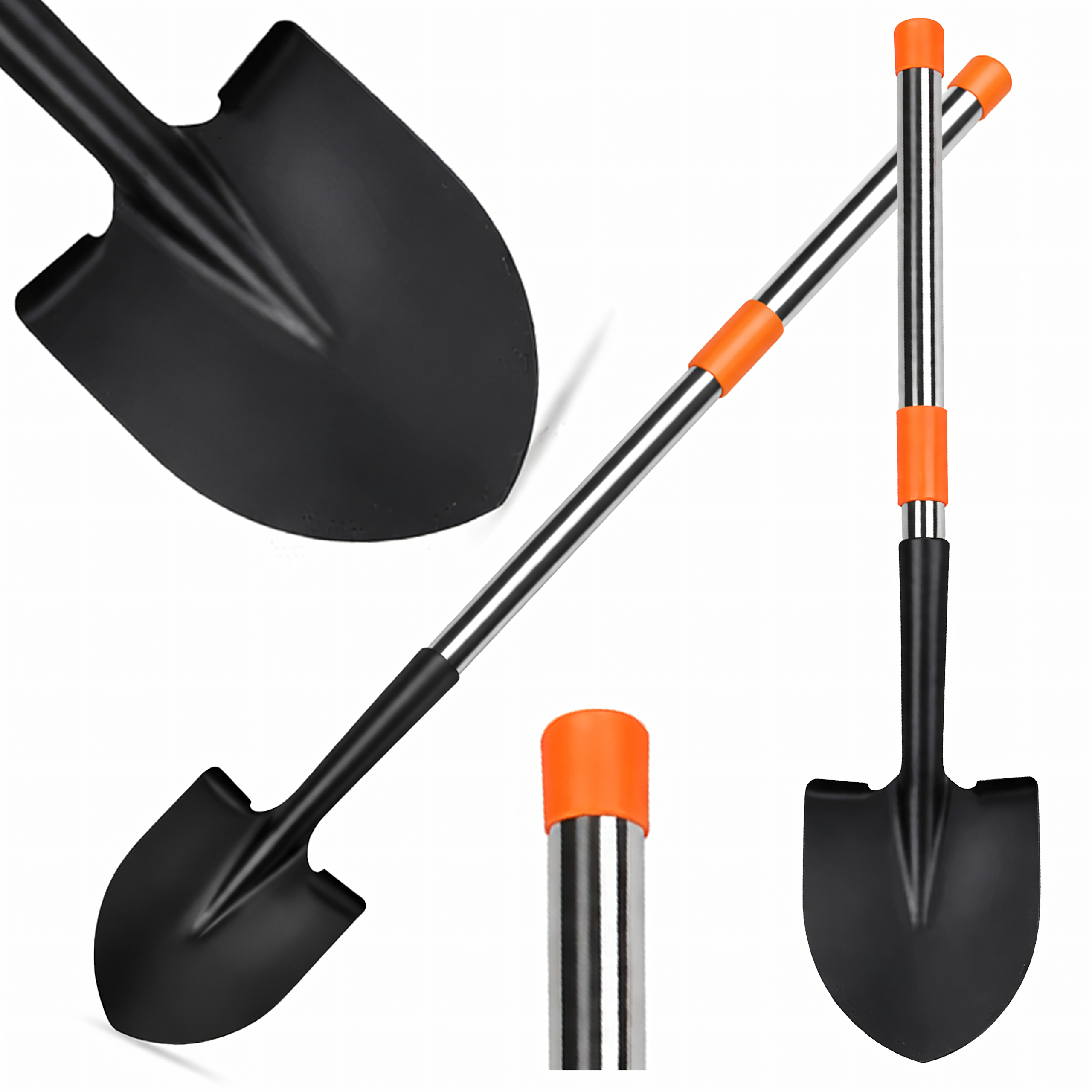 Telescopic Garden Spade Shovel 80-110 cm Foldable