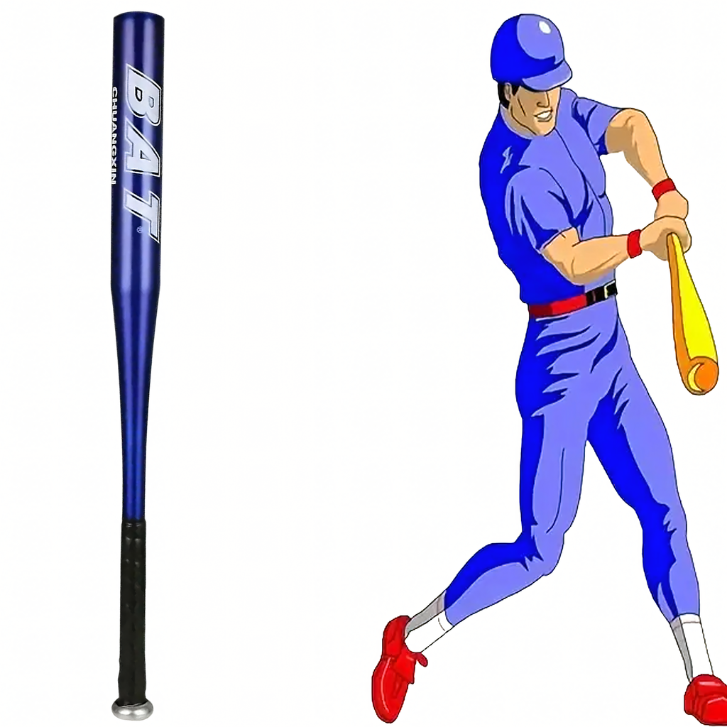 Pesapallikurikas alumiiniumist pesapallikurikas 25" 64cm treening sinine