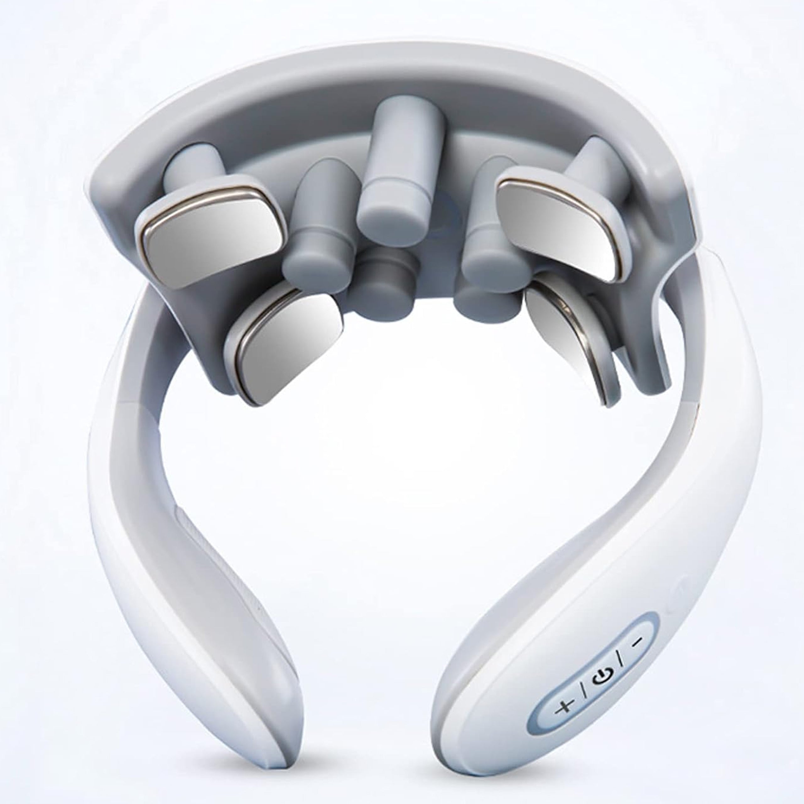 Wireless Pulsating Neck and Back Massager with Heating and EMS