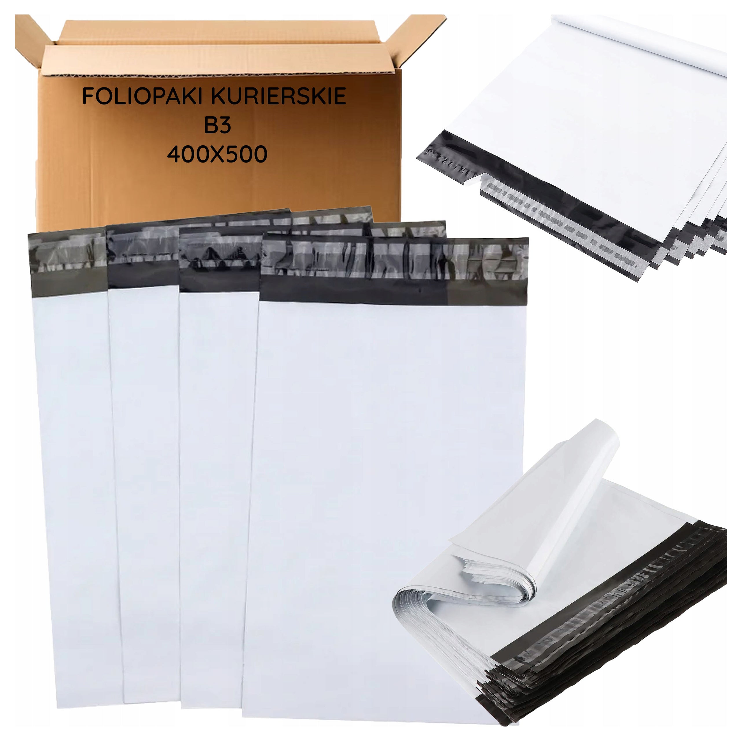 VALGED KULLERPAKID B3 400x500 50 tk