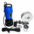750W Dirty and Clean Water Sludge Pump with Grinder and 30m Hose