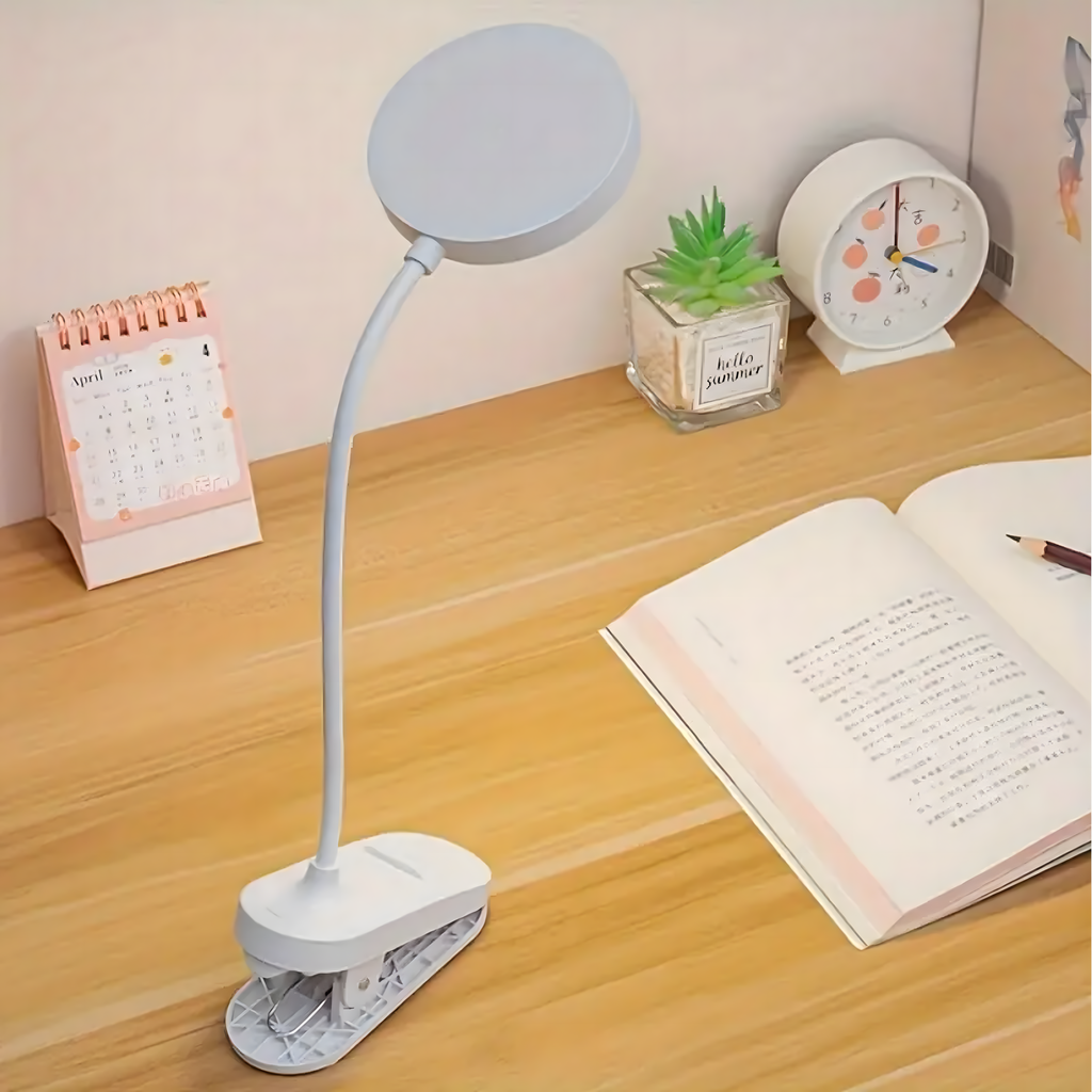 Juhtmevaba LED klambriga lugemislamp