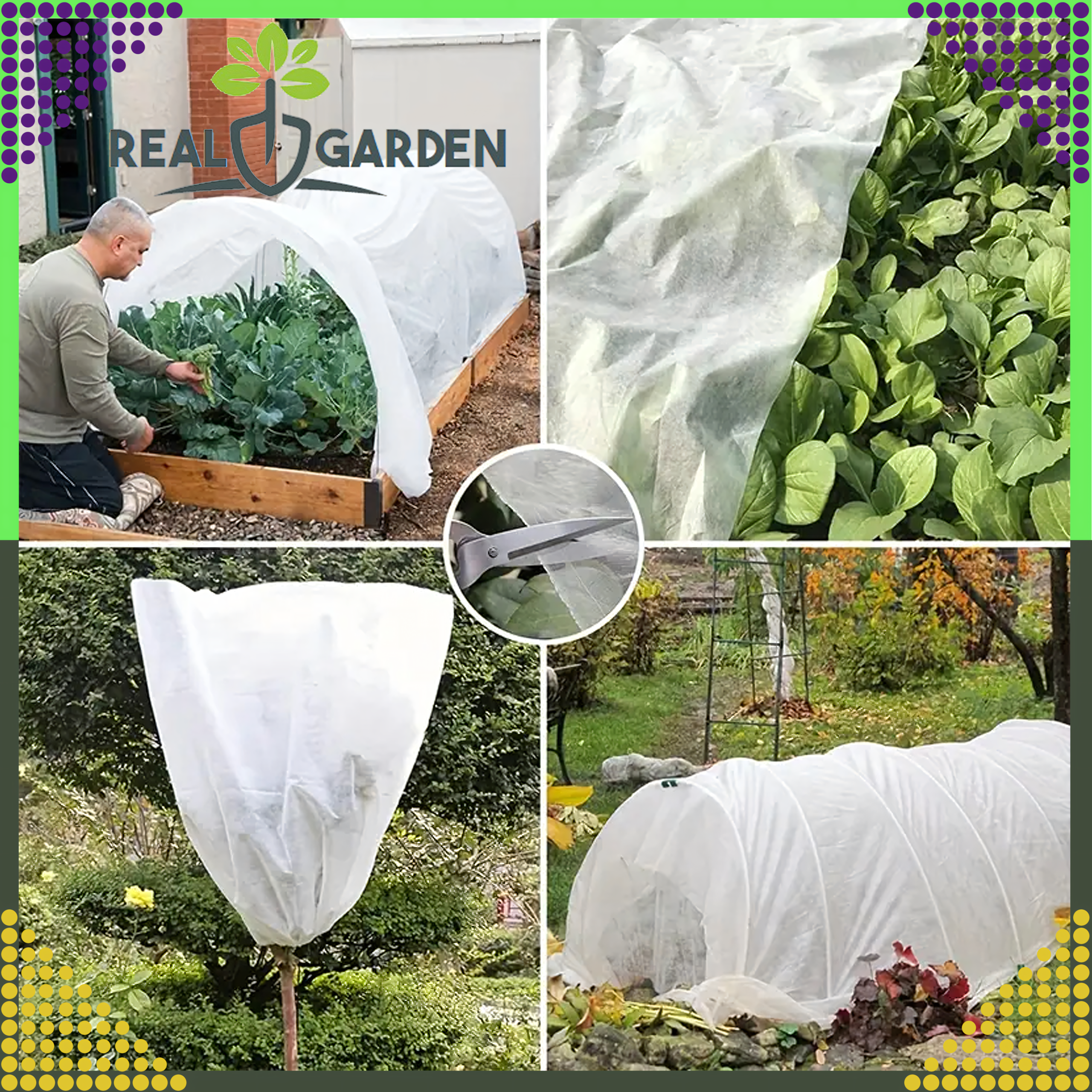 Winter Protective Agrotextile Fabric 15x1m 70g White Cover