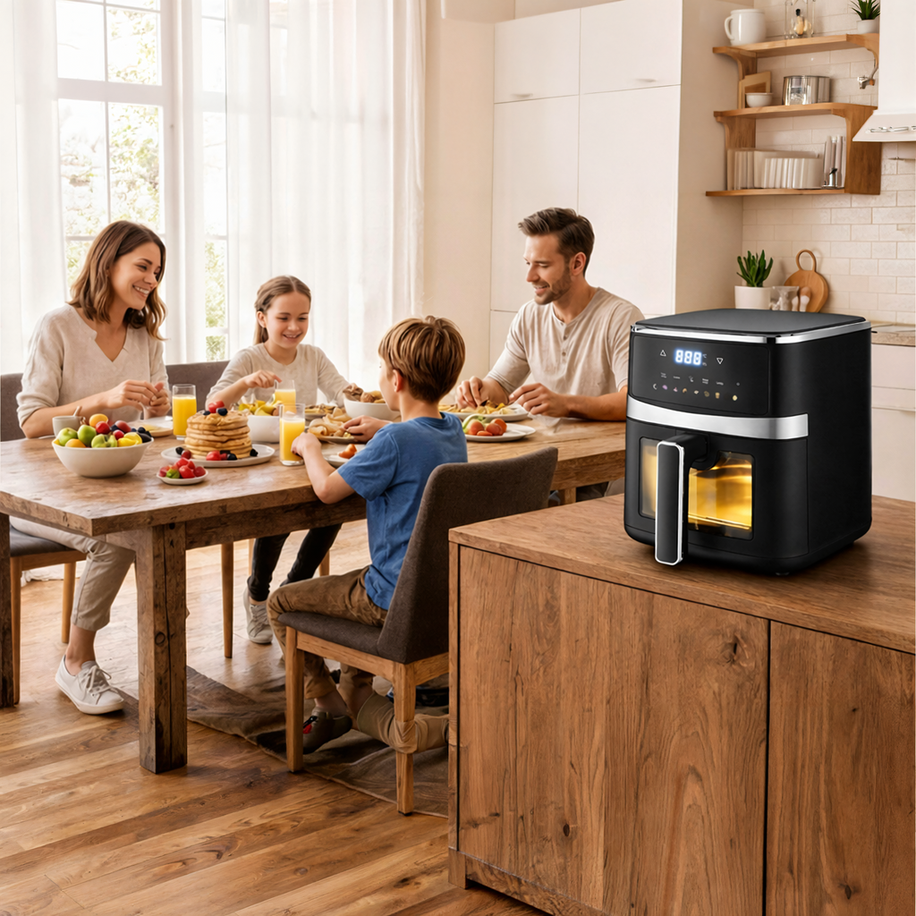 Air Fryer 5L 1500W with 8 Cooking Programs