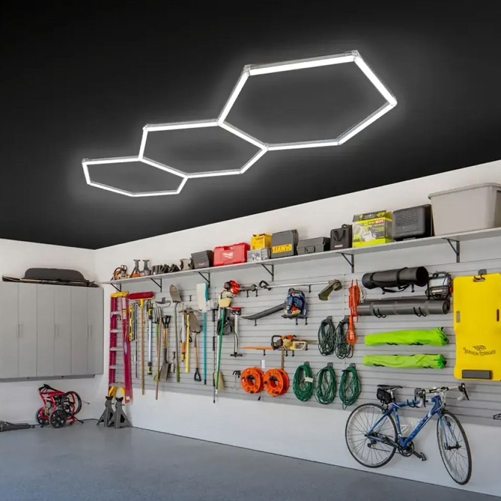 120 tk kuusnurkseid LED-paneelvalgusteid 247 × 98 cm 125 W 6500 K RC-K-2076-15773