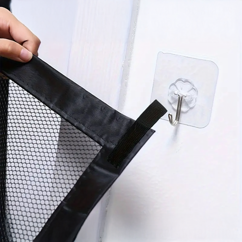 Võrkvärav turvatõke uksedele ja treppidele koerale, kassile 110x72cm