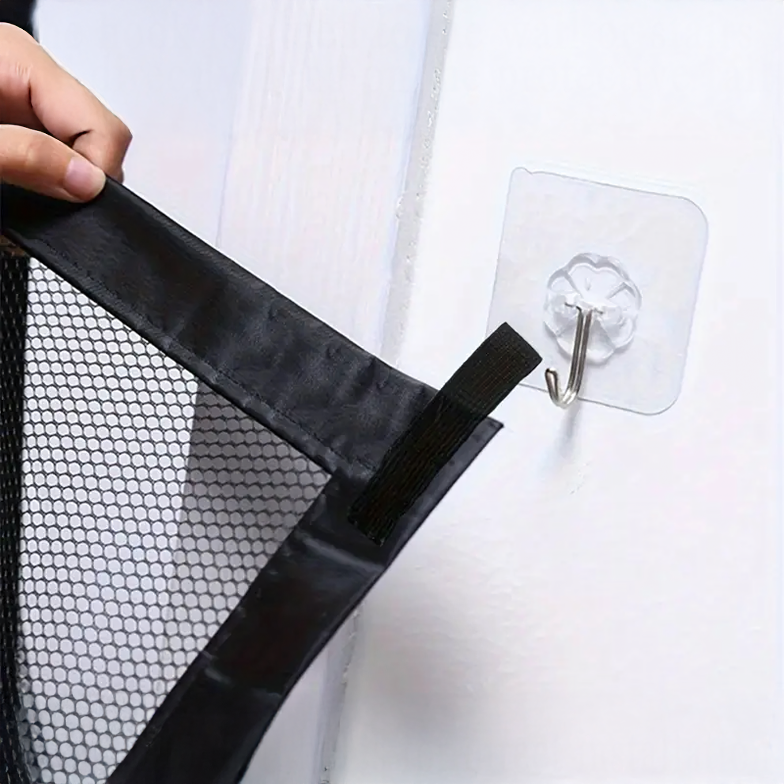 Võrkvärav turvatõke uksedele ja treppidele koerale, kassile 110x72cm