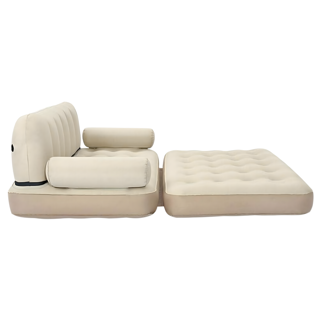 Inflatable Mattress Double Sofa Convertible Sleeping Bed for Fish Beach
