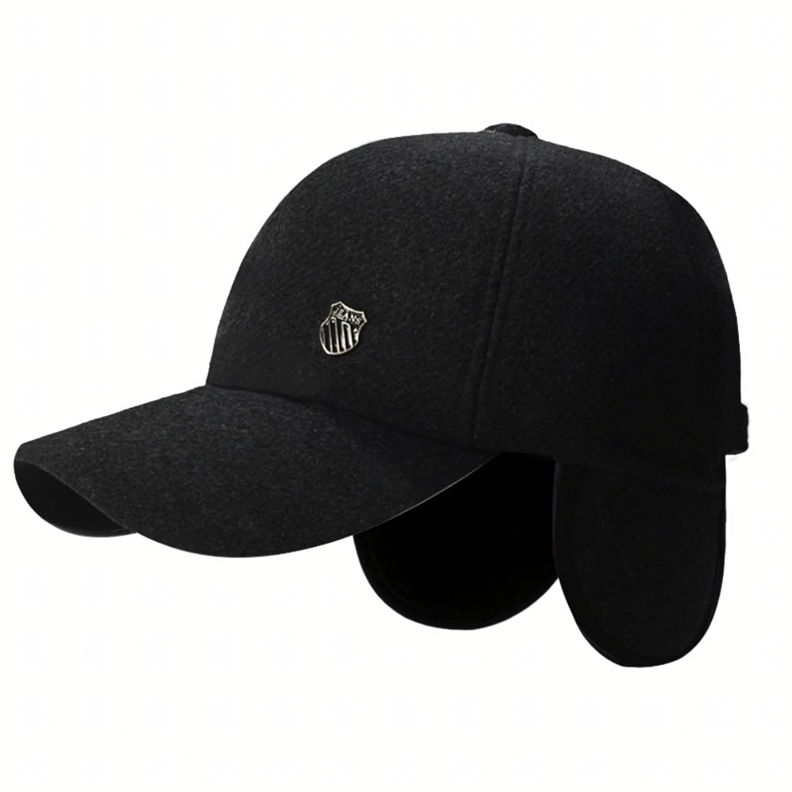 Warm Men's Winter Hat with Visor Earmuffs Earflaps Insulated Pilot Jacket