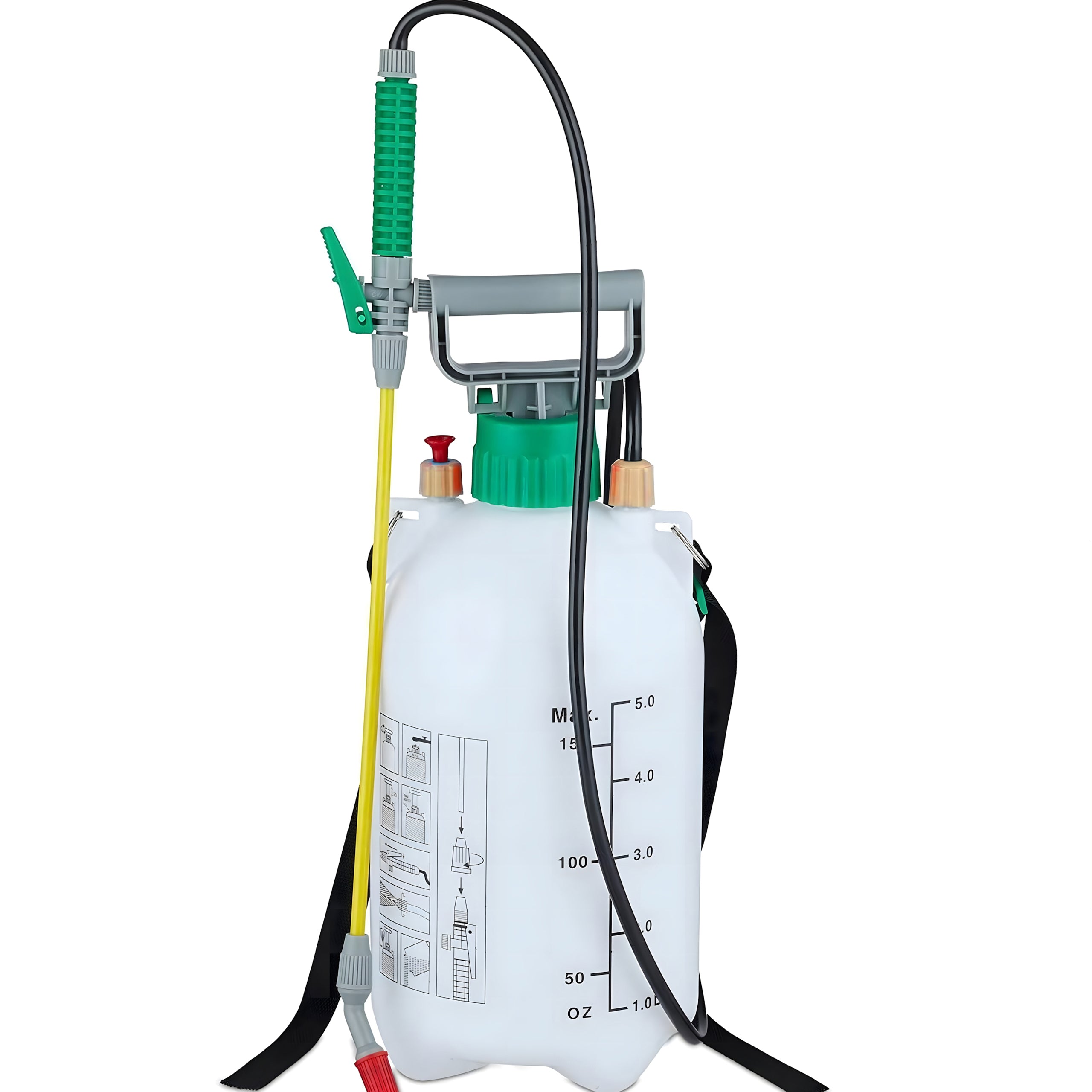 Garden Pressure Sprayer 5L 3 Bar Liters + Household Lance