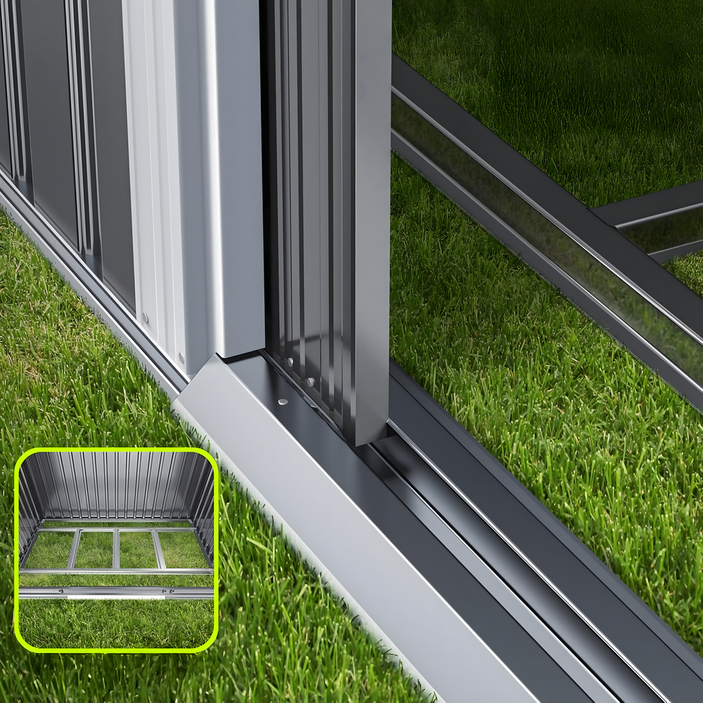 Tool House Tool Storage Garden Shed 277x299x192 cm Large