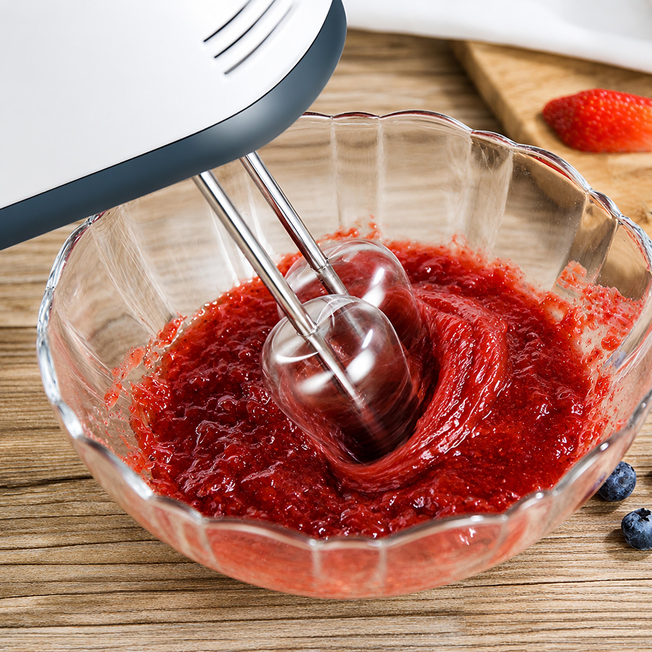 168x Powerful Hand Mixer with Stainless Steel Bowl 7 Speeds 100W Attachments