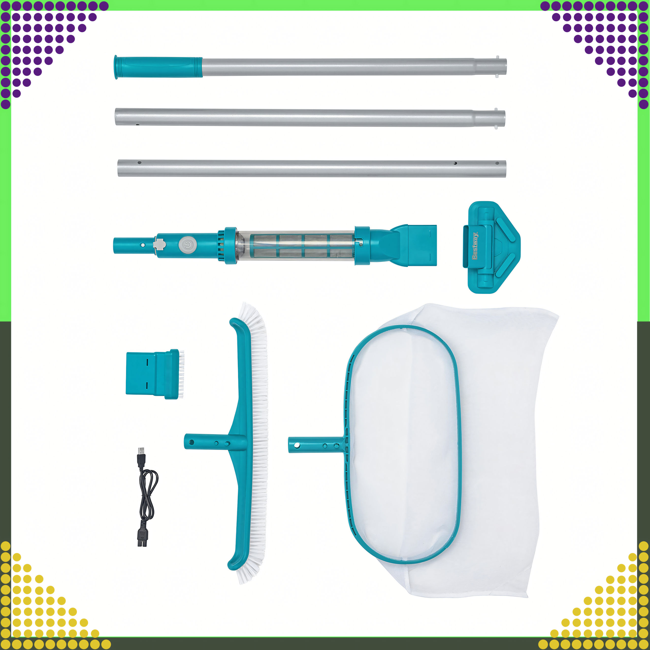 Bestway 58831 Basseini puhastuskomplekt tolmuimejaga