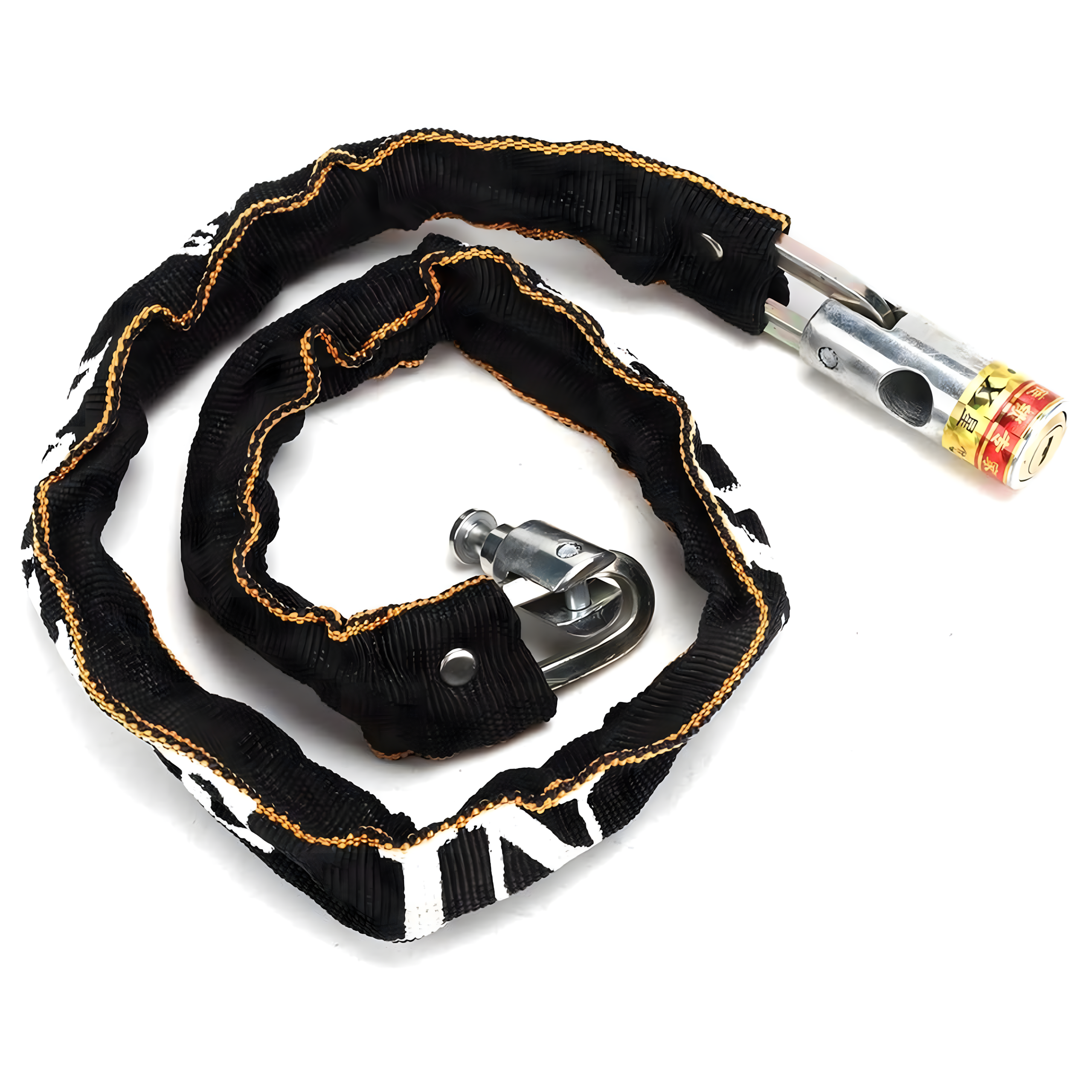 Lukustusklamber jalgratta ja mootorratta turvalisuseks, 2 x võti, tugev, 125cm